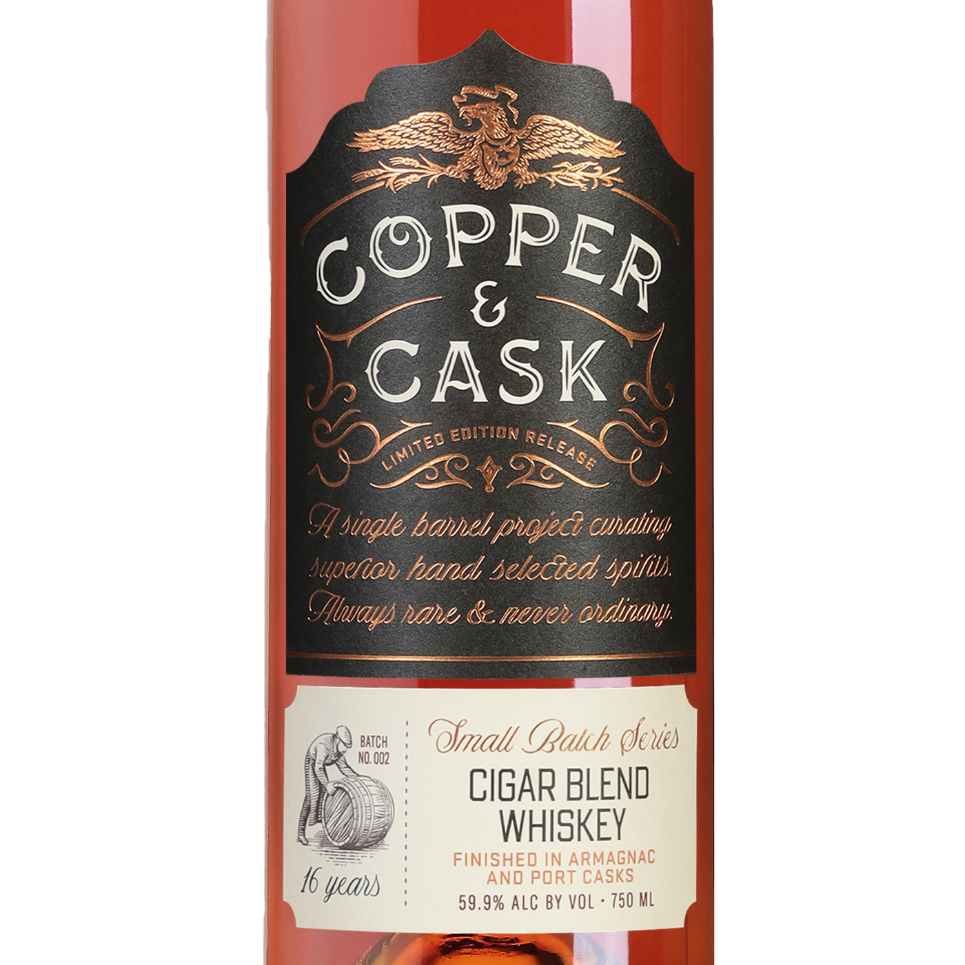 Small Batch Series #002, 16-Year Cigar Blend Whiskey