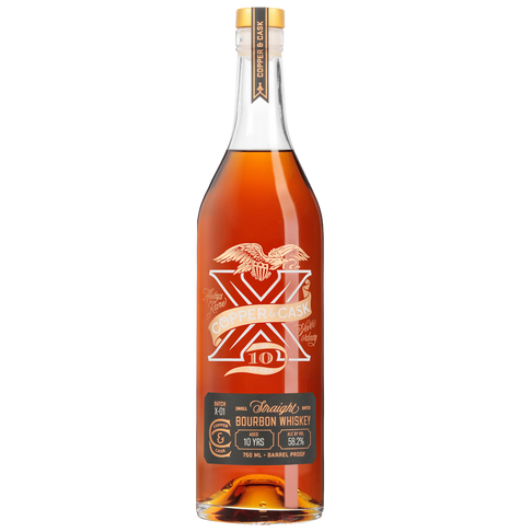 copper & cask "X" 10-year Barrel Proof Bourbon
