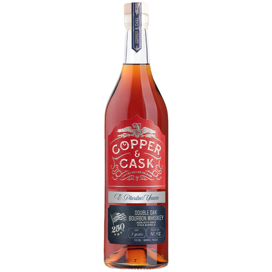 Wave That Flag 9-Year Double Oak Bourbon Finished In New Wave Stave Barrels