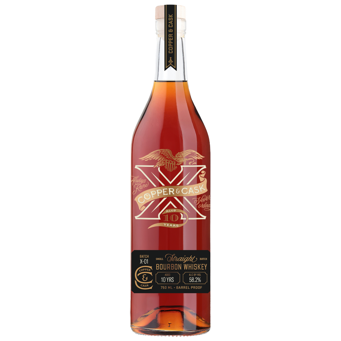 "X" 10-year Barrel Proof Bourbon