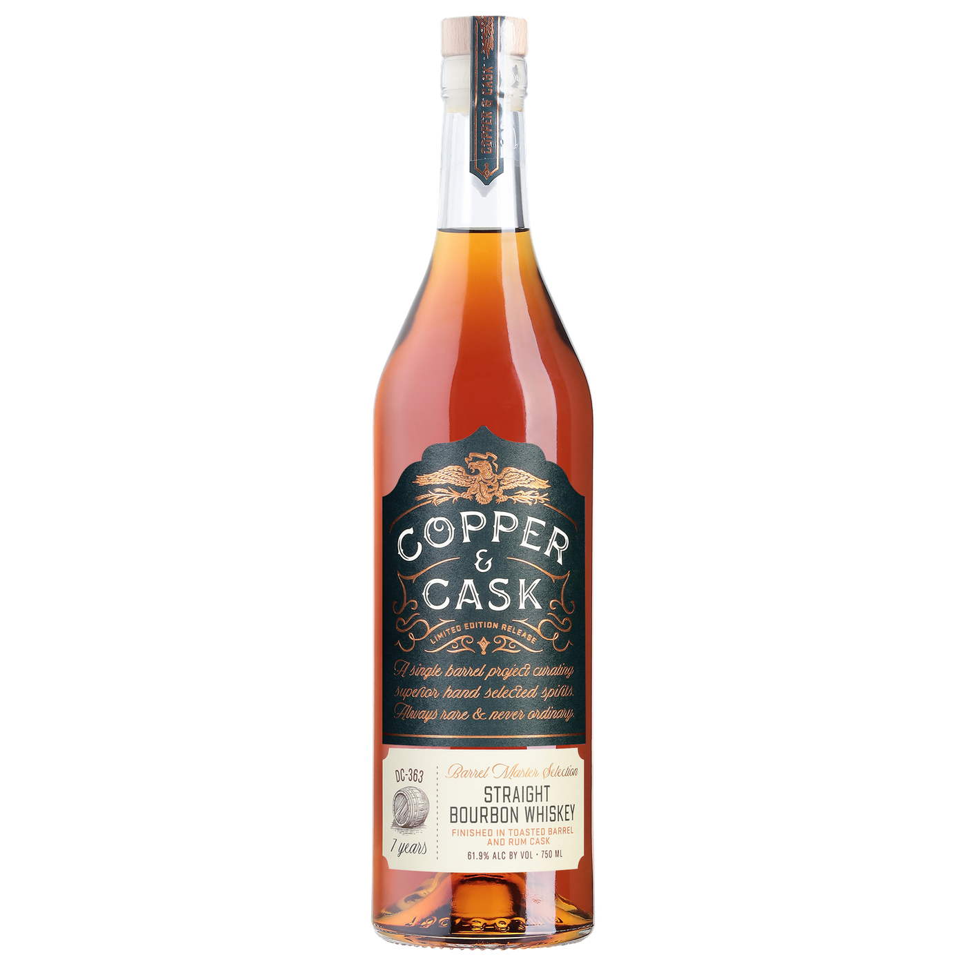 Barrel Master Selection Dc 363 Single Barrel Toasted Oak And Rum Fini Copper And Cask