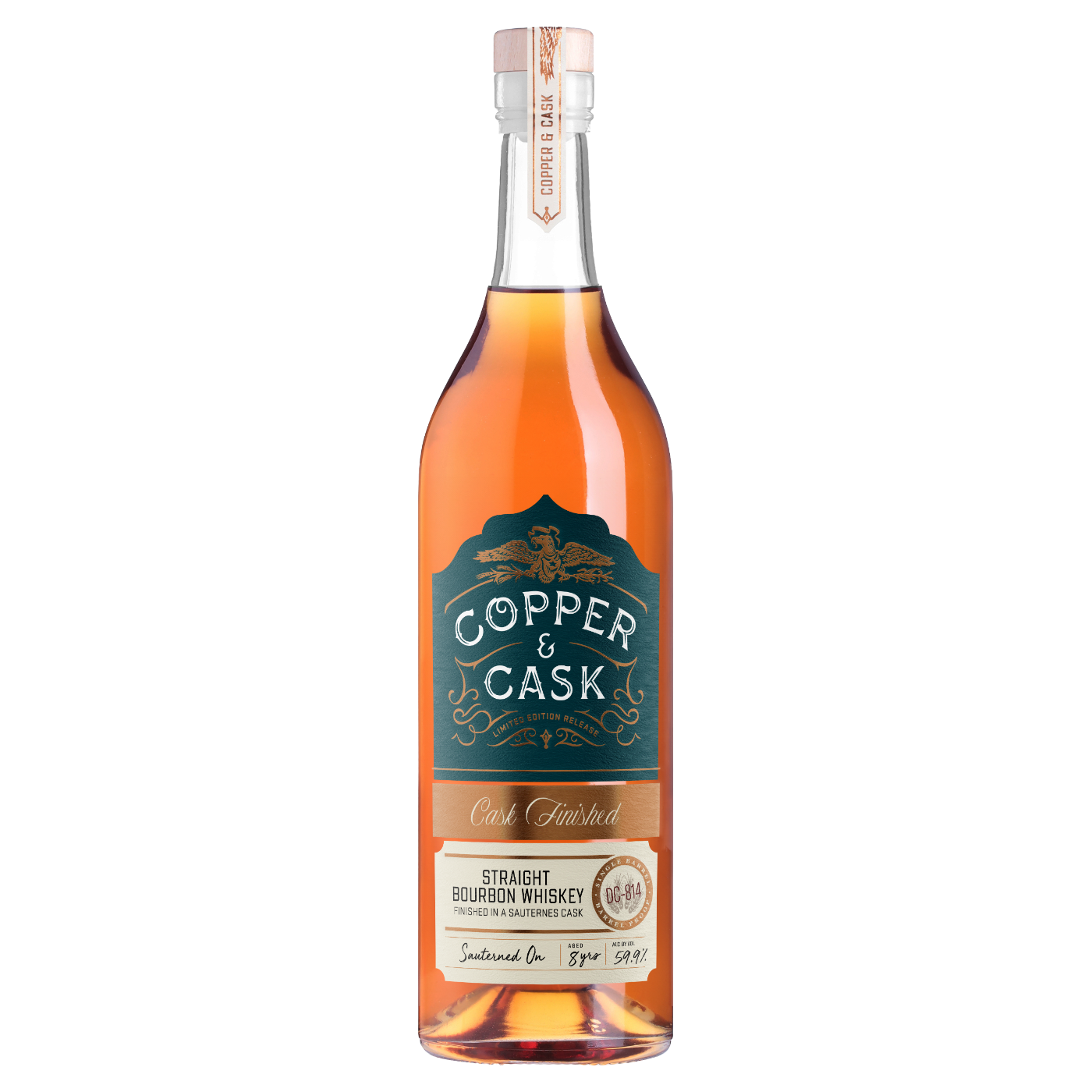 8-Year Sauternes Finished High-Rye Bourbon Single Barrel Selection DC-814